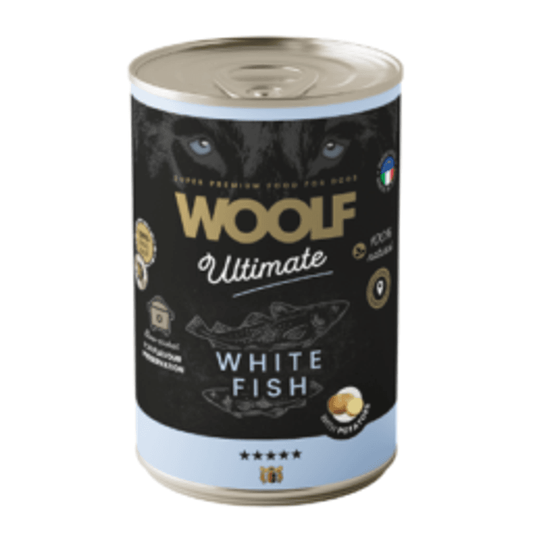 Woolf Canned White Fish with Potatoe 400g