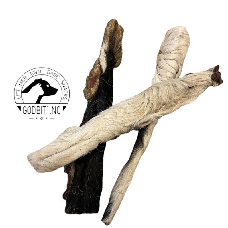 Storfeskinn med pels - lange