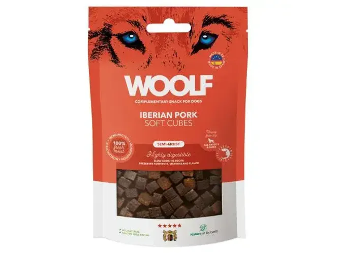 Hovedbilde Woolf - Soft Cubes Iberian Pork 100g