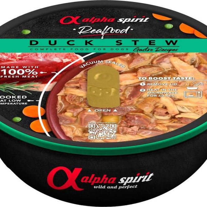 Hovedbilde AlphaSpirit Real Food Duck Stew 280g