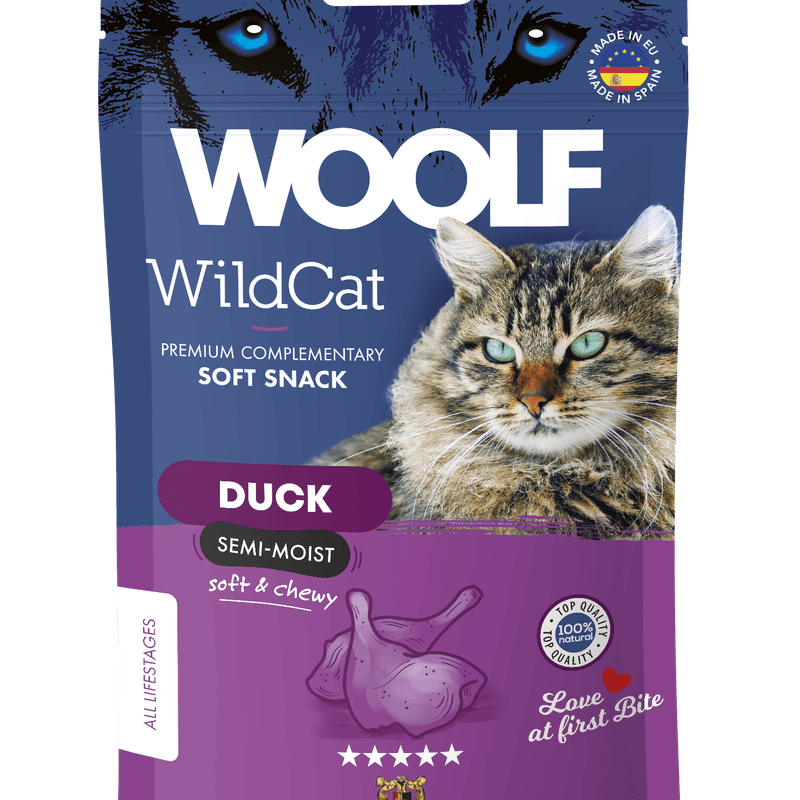 Woolf Wildcat Snacks Duck 50g