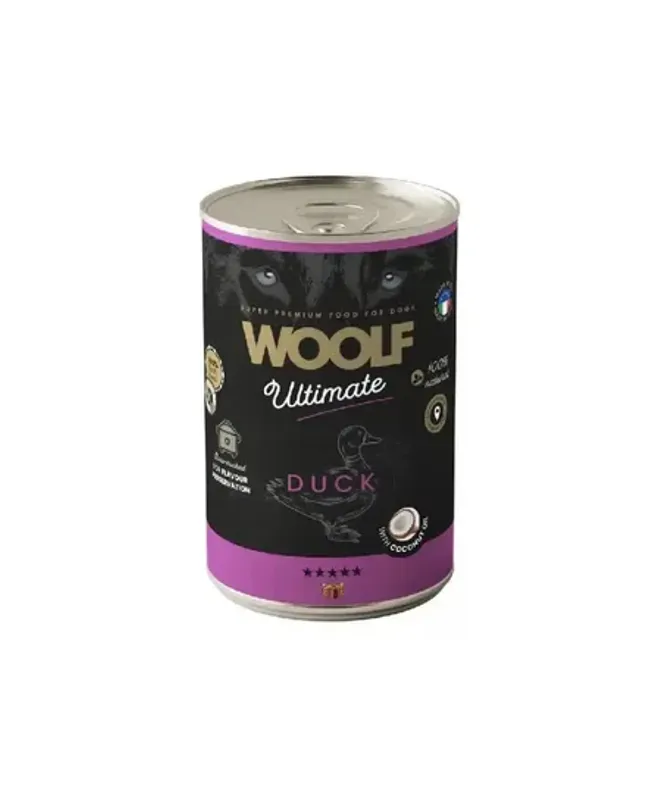 Woolf Canned Duck with Coconut oil 400g
