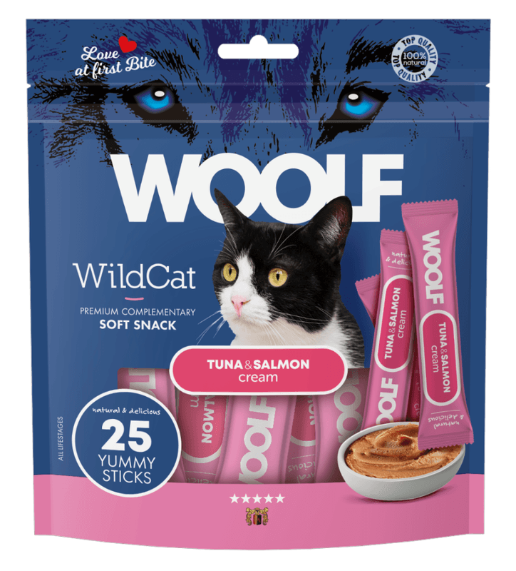 Woolf Cream Tuna + Salmon 25pk