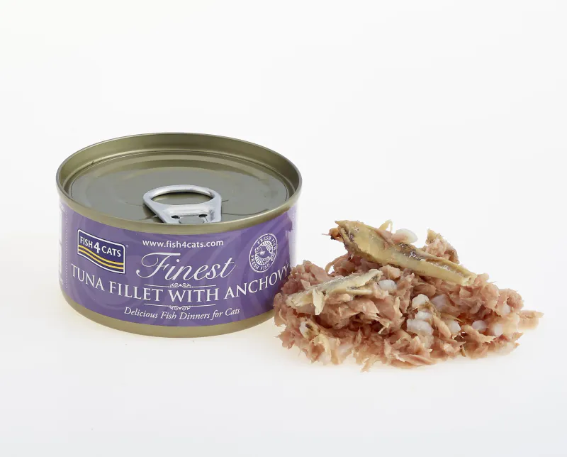 Fish4Cats Wet Tuna Anchovy 70g