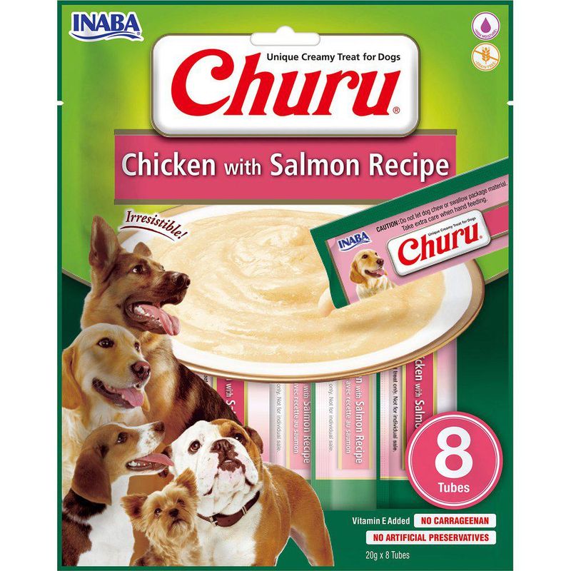 Churu Dog Chicken with Salmon 8pk